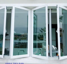 Thi Công , lắp đặt Cửa Sổ Nhôm Kính 4 cánh Quận 7, HCM