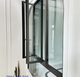 Thi Công , lắp đặt Cửa Sổ Nhôm Kính 4 cánh Quận 4, HCM