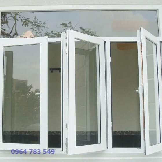 Thi Công , lắp đặt Cửa Sổ Nhôm Kính 4 cánh Quận 6, HCM