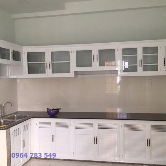 Dịch vụ làm tủ bếp nhôm kính theo yêu cầu tại Quận Bình Tân
